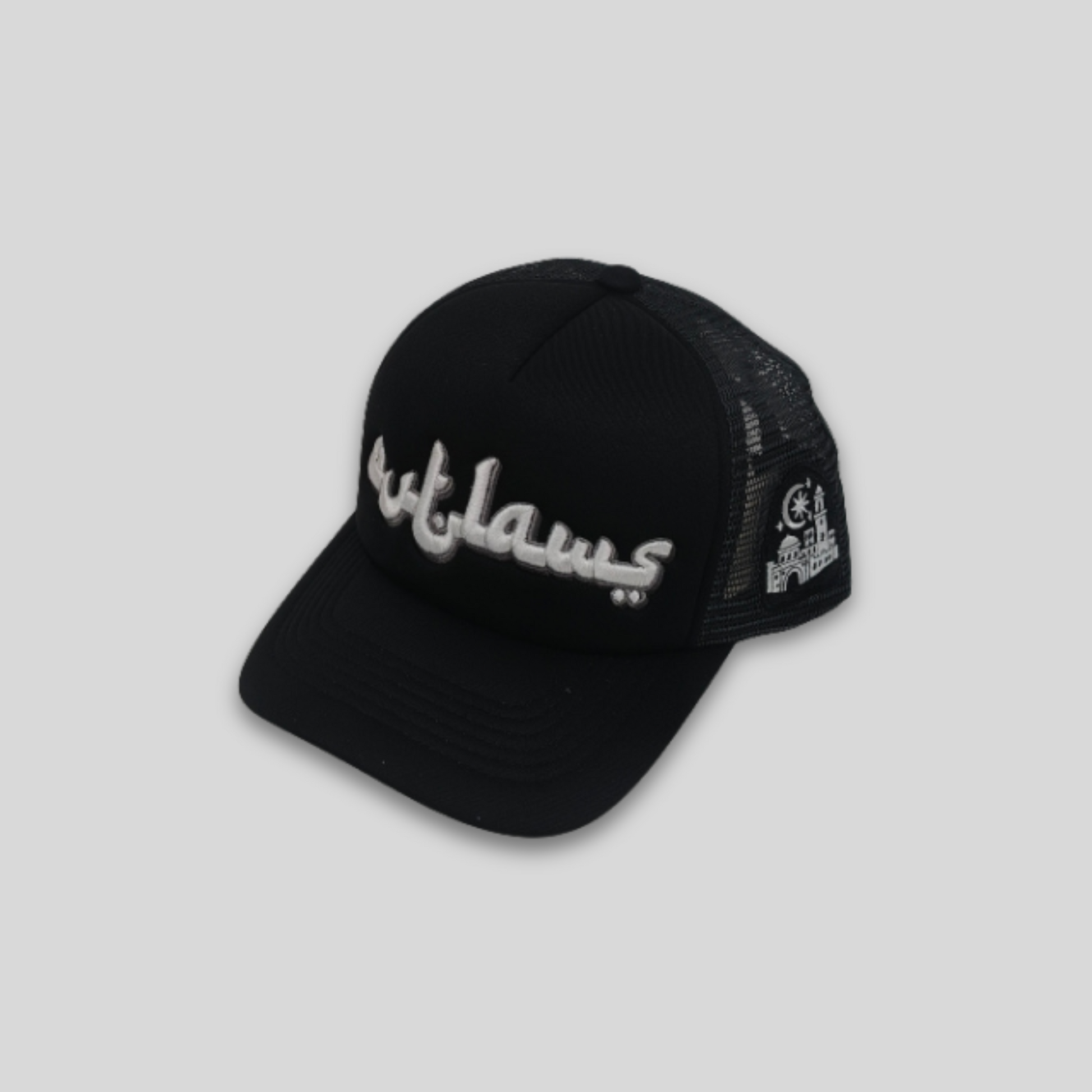 "Midnight Medina" Gorra Trucker Negra