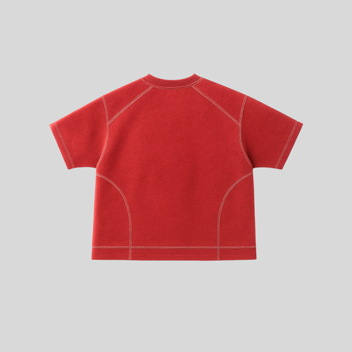 Camiseta Essential Deep Red Boxy Fit