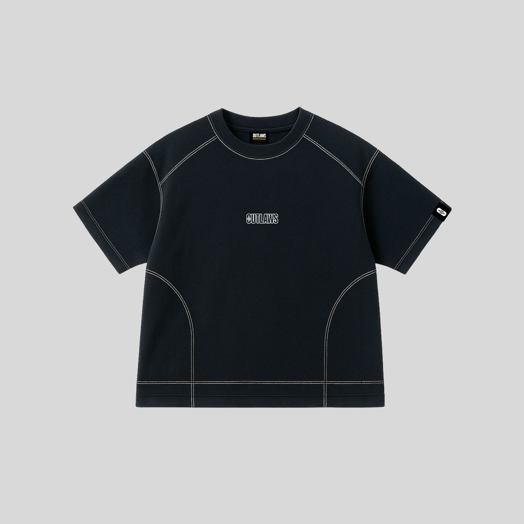 Camiseta Essential Core Black Boxy Fit