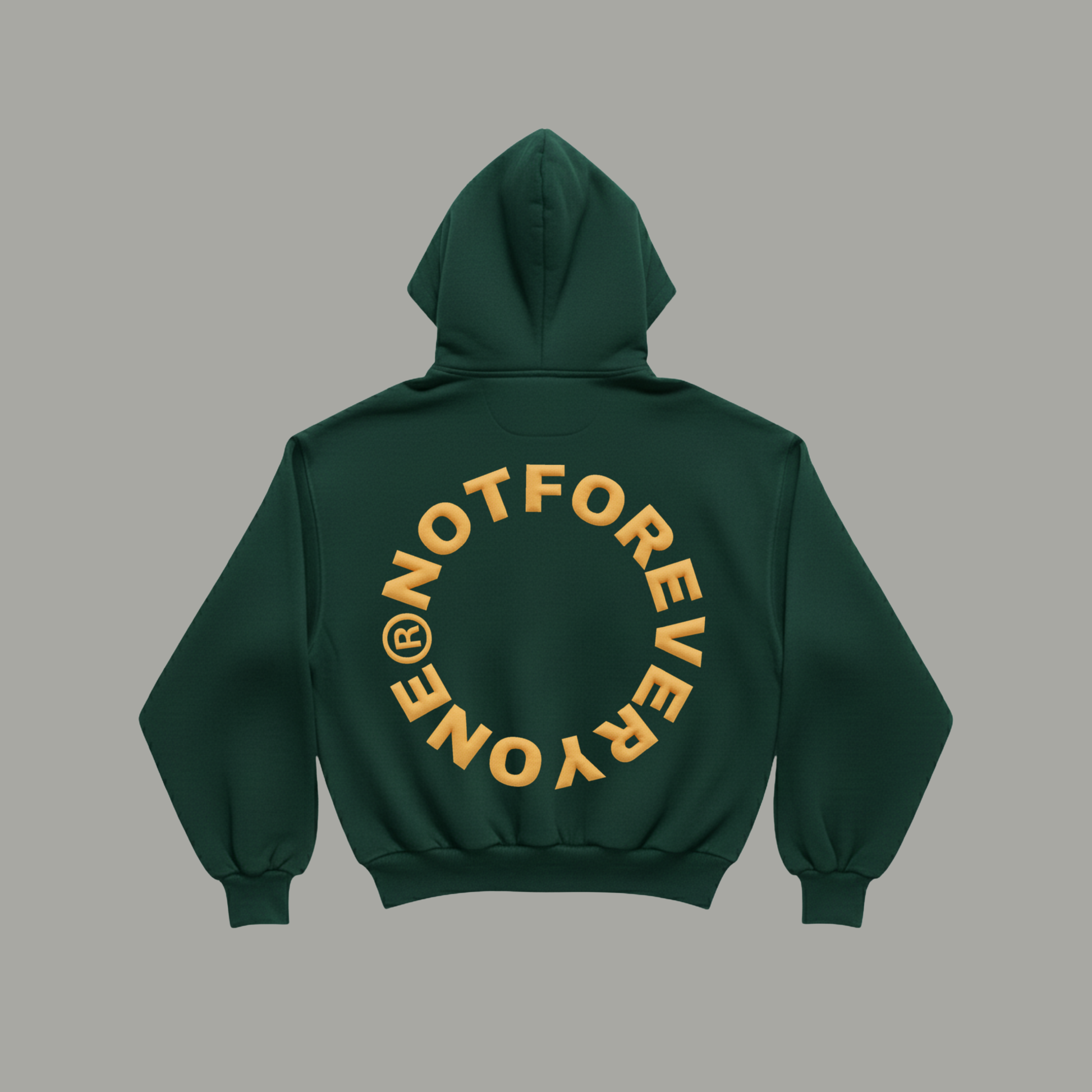 Olive NFE Zip-Up Hoodie