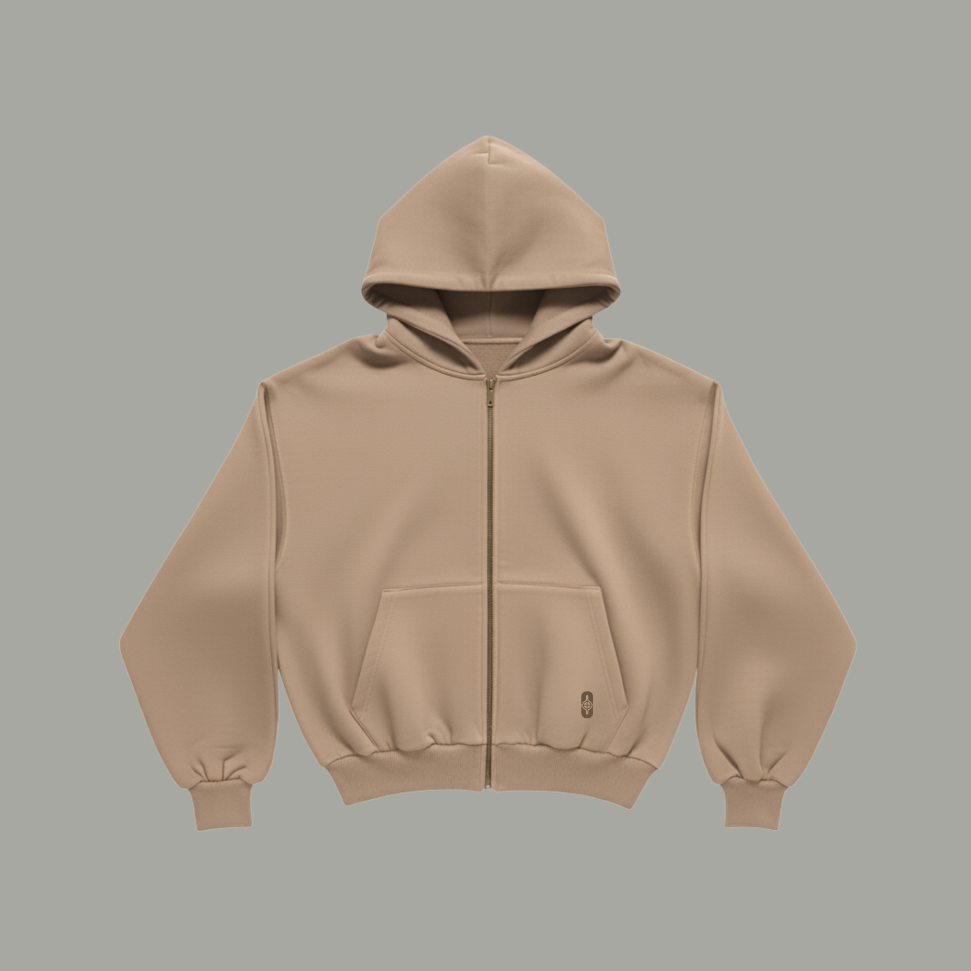 Sandstone NFE Zip-Up Hoodie