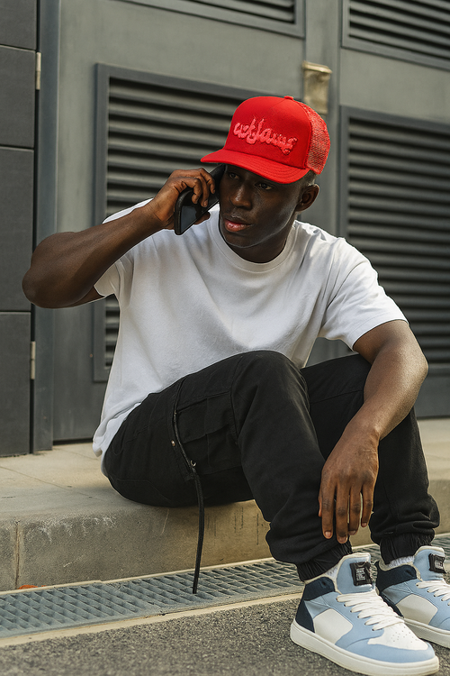 "Casablanca Blaze" Gorra Trucker Negra