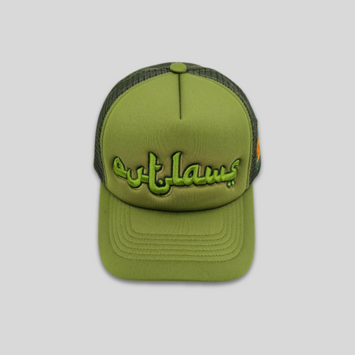 "Atlas Rebel" Gorra Trucker Verde Oliva