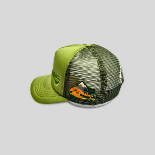 "Atlas Rebel" Gorra Trucker Verde Oliva